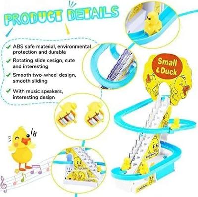 Electric Duck Sliding Track Toy Yellow 1-10Yrs