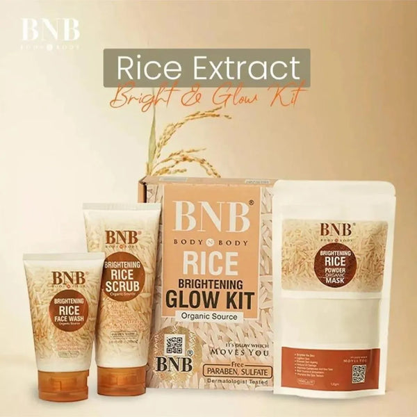 Rice Extract Brightening Glow Kit for All Skin Types