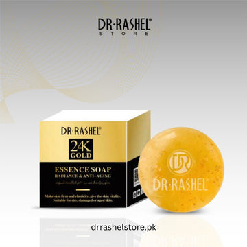 Dr Rashel 24K Gold Radiance & Anti Aging Essence Soap - 100gms