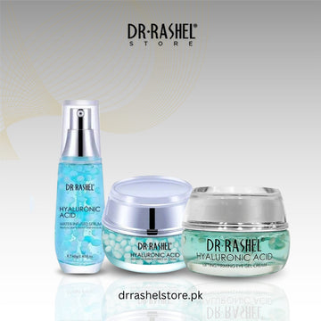 Dr. Rashel Youth Revitalizing Hyaluronic Acid Eye Gel Cream, Essence Gel Cream & Serum