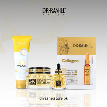 Combo - Dr. Rashel 24K Gold Face , Gel Cream, Eye SerWashum & Essence Mask