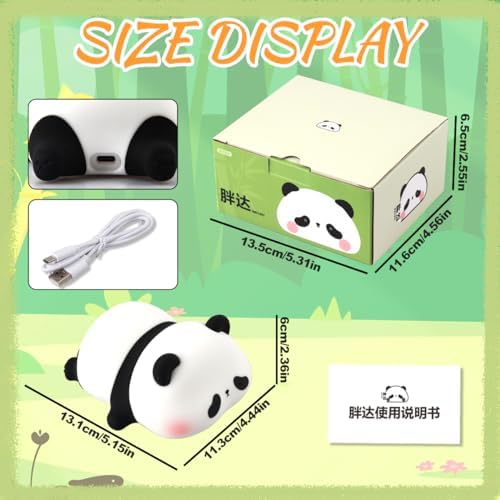 *Silicone Panda Lamp 🐼 *(Rechargeable)
