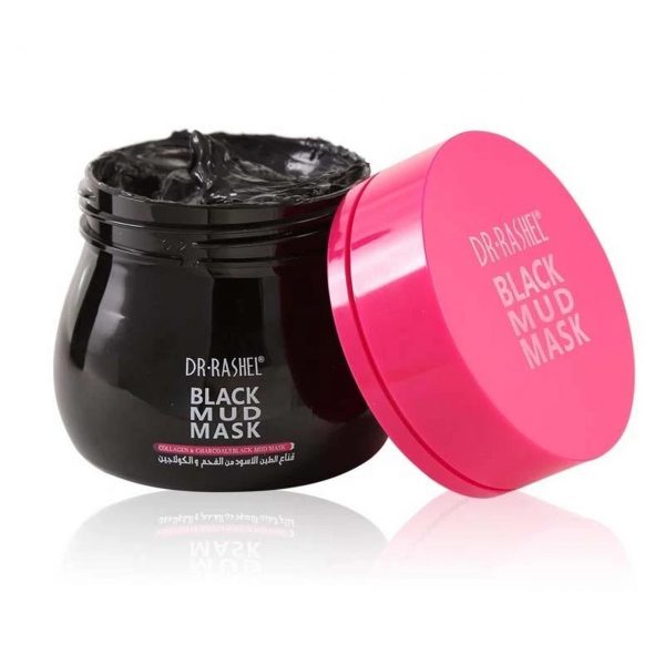 DR RASHEL Black Mud Mask for Blackhead and Acne,130 ml
