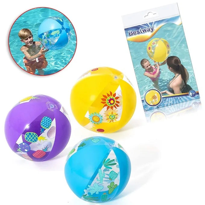 Bestway 31036 Cactus Printed Beach Ball - Blue