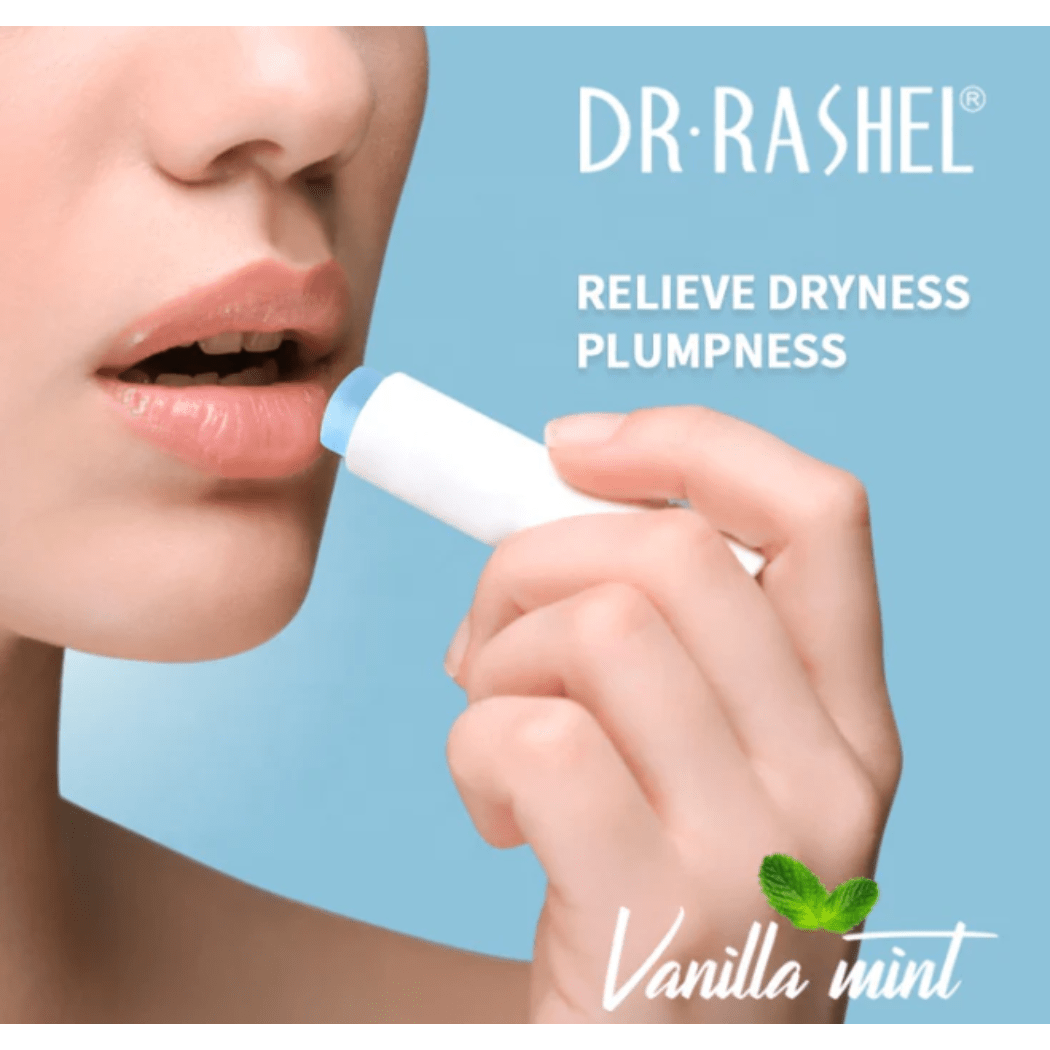 DR RASHEL Lip Balm Repairing & Soothing Lips - Vanila Mint - 3g