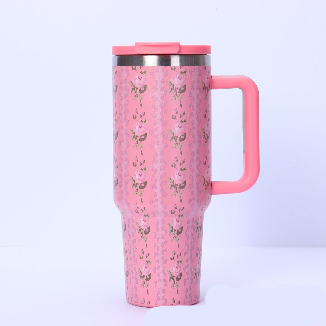 Hot & Cold Tumbler with Digital Temperature Display 1.18L / 40 OZ - Insulated Stainless Steel with Handle & Straw | BPA-Free