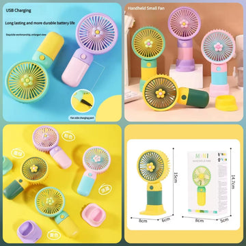 Korean Style Portable USB Fan, Rechargeable