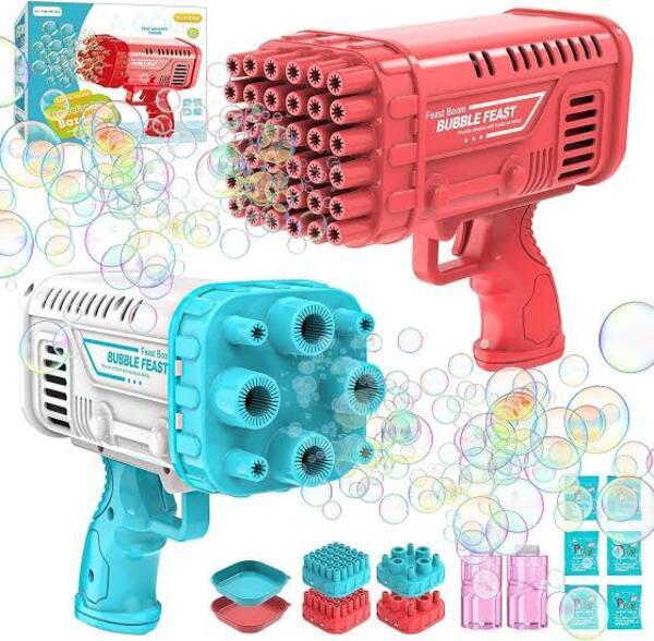 Electric Bubble Gun for Kids Party Fun