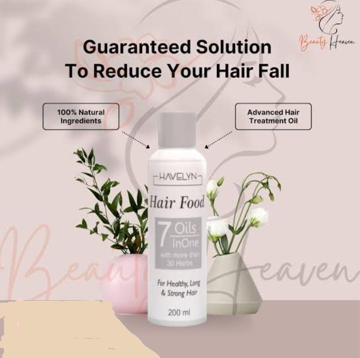 Hair Food Oil for Dry Damaged Frizzy Hair 200ml