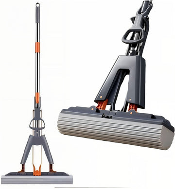Double Squeeze Floor Sponge Mop – Super Absorbent & Easy Cleaning Tool