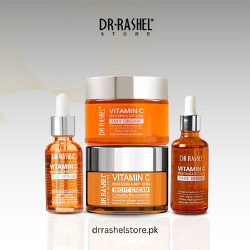 Dr Rashel Vitamin C series, Day and Night Creams + Serums, Pack of 4