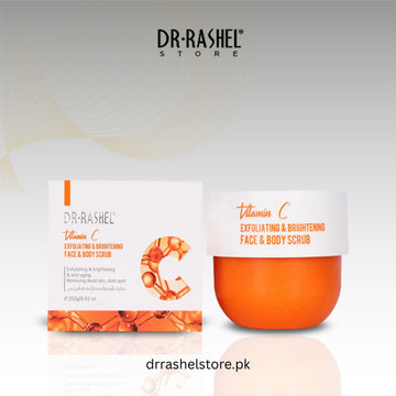 Dr Rashel Vitamin C Exfoliating & Brightening Face & Body Scrub, 250g